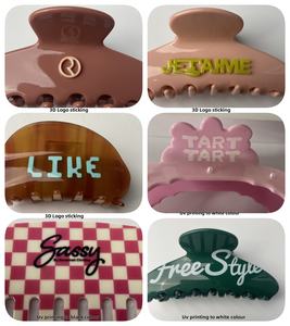 تصميم جديد من Kinling ثلاثي الأبعاد مميز بشعار كبير مخصص أسيتات نسائية - Product Image 6