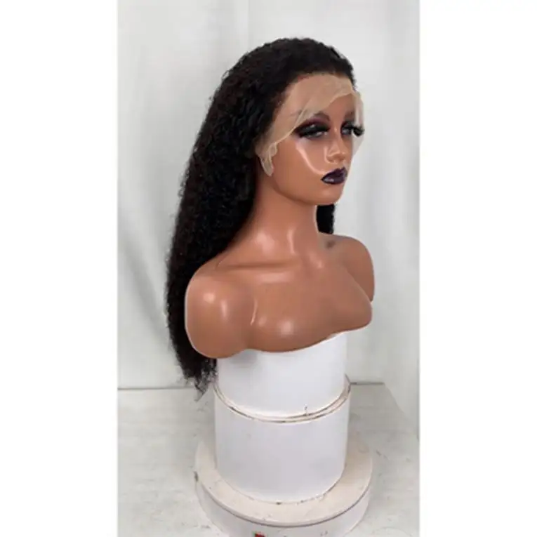 Ready To Ship Jewish European Human Hair Loose Wave Lace Front Wigs With Dark Roots Pre Plucked With Baby Hair For Women