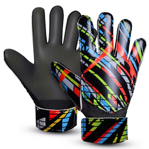 WARPRO INDUSTRY SS-GKG-13 Football Goalkeeper Gloves <b>Latex</b> Material Heat-Transfer Print Non-Slip Breathable Pull Closure <b>Men's</b> - Product Image 1