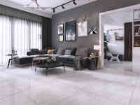 Carreaux de porcelaine gris marbre antibactériens et antidérapants 800x800, finition brillante, pour intérieur moderne : salon, salle de bain, hall, hôtel