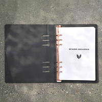 Vente en gros A5 A6 reliure à feuilles mobiles en papier cahier agenda planificateur 2024 avec élastique