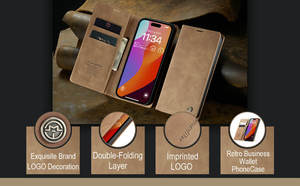 Custodia a Portafoglio Magnetica in PU con Slot per Carte e Funzione Stand, Cover OEM di Lusso alla Moda per <span class=keywords><strong>Cellulare</strong></span> Three Stars - Product Image 5