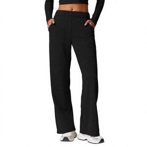 <b>Cheap</b> Price High Quality Women's Outdoor Sports Straight Casual Pants Autumn and Winter New High-waisted Thin Sweatpants - Product Image 2