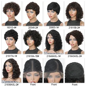 Wig renda rambut manusia Wig renda HD 13x6 Brazil grosir Wig depan renda transparan, Wig Frontal renda HD 13*4 gelombang dalam