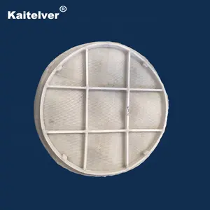 Plastic polypropylene PP PVC PE PVDF oil gas filter mist eliminator and wire mesh screen demister pad