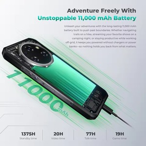 สมาร์ทโฟน WP62 5G รุ่นทนทาน Octa Core หน้าจอ LCD 120Hz ระบบปฏิบัติการ Android 15 ขนาด 6.6 นิ้ว FHD+ กล้อง 108MP หน่วยความจำ 48GB(16+32) +512GB แบตเตอรี่ 11000mAh รองรับการชาร์จเร็ว 33W - Product Image 6