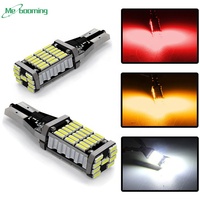 Nouvelles ampoules LED CHEKHOOB pour voiture T15 8W 4014 45SMD, clignotants, feux de recul, feux de freinage, sans erreur Canbus, 12V
