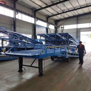 Rampa Mobile del cantiere di carico del contenitore del carrello elevatore di 8ton 10ton 12ton con le gambe regolabili di altezza - Product Image 1