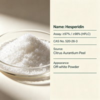 Extrait de Citrus Aurantium en poudre Hespéridine 97% 98% HPLC CAS 520-26-3
