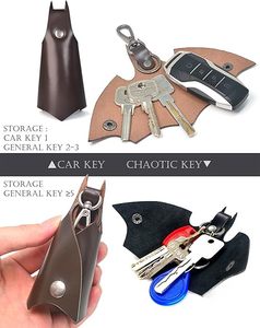 Meilleure Vente : Étui à Clés en Cuir en Forme de Chauve-Souris, Housse de Protection pour Clés de Voiture et de Maison, Porte-Clés Animal de Dessin Animé, Cadeau pour Femme, Prêt à Expédier (RTS) - Product Image 3