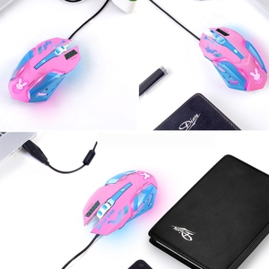 Mouse Gamer Recargable con Sensor Óptico MQ RGB, Cable USB, Clic Silencioso, DPI Ajustable en 4 Niveles, para PUBG y FPS, Ajuste de Peso Ergonómico - Product Image 2