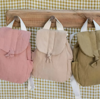 Nouveau Sac à Dos Décontracté pour Enfants, Oreilles d'Ours en Peluche, Fermeture Éclair Étanche, 21L, en Polyester Écologique et Durable pour Étudiants