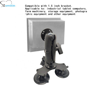 1.5 inch bóng <span class=keywords><strong>PDA</strong></span> Màn hình hiển thị đứng mạnh mẽ chặt chẽ ba chân không hút cup núi cho xe kính chắn gió xe tải RAM sạc - Product Image 2