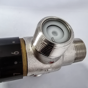 Válvula Mezcladora de Latón DN20, Válvula de Control de Temperatura Termostática, Válvula Reductora de Presión para Piezas de Calentadores de Agua Solares, Hogar y Exteriores - Product Image 6