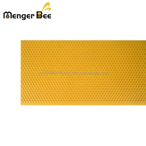 New Yellow Plastic Menger Bee Honeycomb Beeswax <b>Foundation</b> Sheets 5.4mm Cell Size Deep Type 2 Year Model BS-5 - Product Image 4