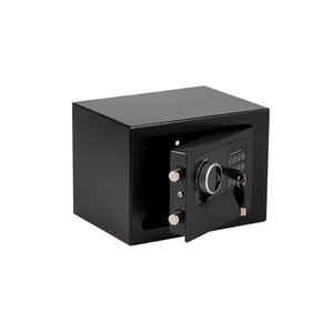 Wan Jiabao Electronic Safe Deposit Box 17IA Black Anti-Theft Mini Bedside <b>Table</b> For Home <b>Office</b> Hotel Use - Product Image 2