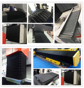 Chất lượng cao gấp vuông Nylon + Thép không gỉ ống thổi CNC máy công cụ bảo vệ chống cháy nước dầu nén nhỏ - Product Image 4