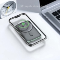 Magnetische 5000Mah Draadloze Powerbanks Lage Prijs Slanke Mini Powerbank Draagbare Slimme Multi-Compatibele Snellaadpowerbank