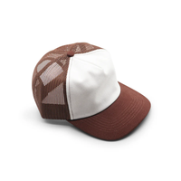 Casquette de camionneur avec logo personnalisé, casquette de baseball classique à visière plate en maille, casquette à 5 panneaux, casquettes de camionneur pour homme