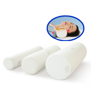 Memory Foam Neck Roll <strong>Pillow</strong> Cylinder Yoga <strong>Bed</strong> <strong>Bolster</strong> <strong>Pillow</strong> for Sleeping Viscose Bamboo Tube <strong>Pillow</strong> for Spine Discomfort - Product Image 1