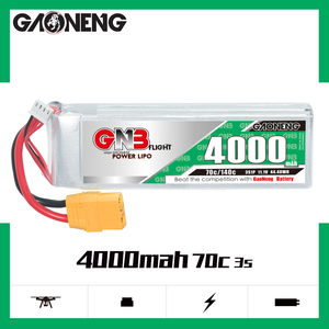 GNB GAONENG 4000mah 3S 11.1V 70C 140C XT90 RC LiPo แบตเตอรี่ ประสิทธิภาพการปล่อยประจุสูง - Product Image 2