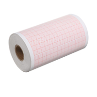 Papier ECG EKG, 80 mm X 20 m (3,14 po X 787,4 po) Feuilles d'enregistrement thermique pour appareil ECG domestique, Papier graphique ECG EKG