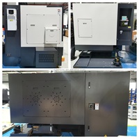 Torno CNC de herramientas múltiples con controlador Fanuc y bancada inclinada para metalurgia