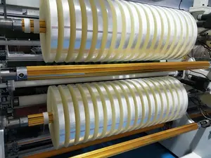 Brown Verpackung opp benutzer definierte Bopp bedruckte Band Jumbo Roll Print Bopp Tape Schneide maschine Fabrik