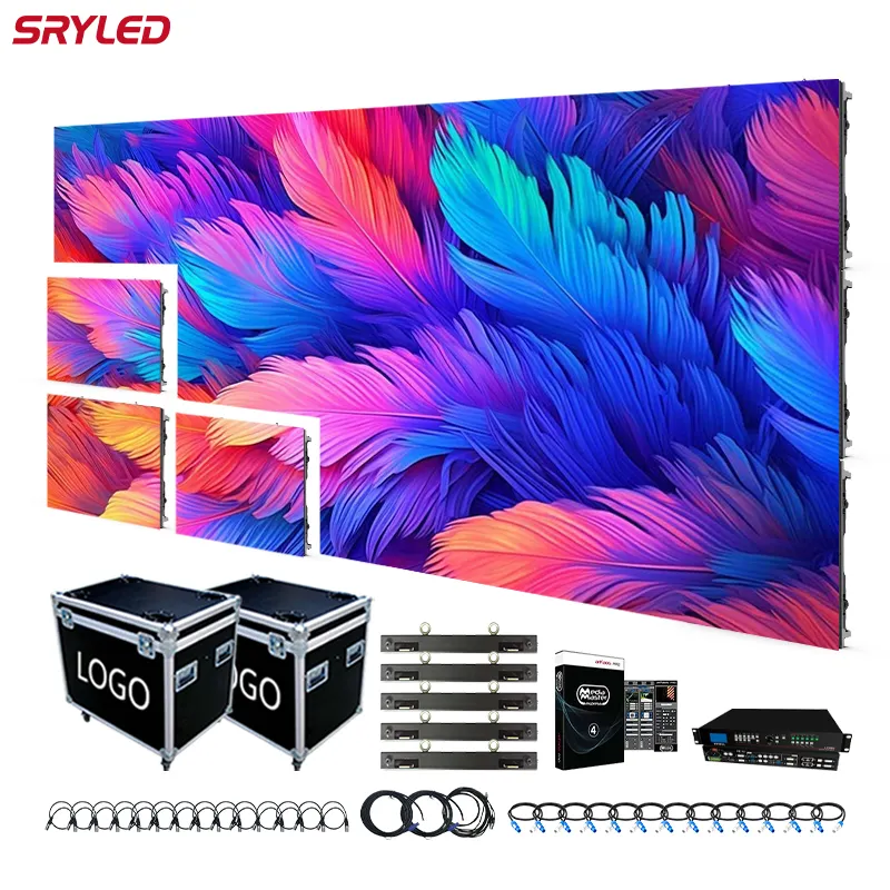 Paquet d'écran LED clé en main 10ft x 12ft Stage Events LED Video Wall Waterproof P2.6 P2.9 P3.9mm Indoor Outdoor LED Display