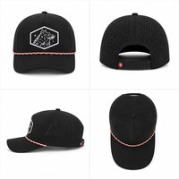 Topi Golf Olahraga Oxford Vintage 5-Panel dengan Logo Custom, Bordir 3D & Cetak Transfer Panas