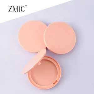 Makeup blush pressed powder orange color changing round matte single pan blusher pressed powder case packaging