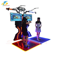VRNO.1 Simulateur de réalité virtuelle commercial, machine de jeu d'arcade, construction en fibre de verre, acier et métal pour une utilisation en extérieur