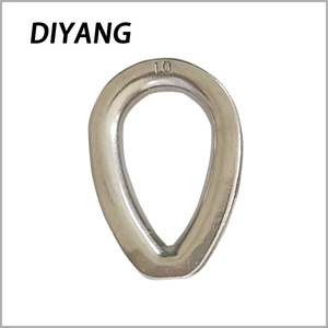 Anillo ovalado de acero inoxidable 304 Diyang de 10 mm, accesorios marinos para reparación y construcción de embarcaciones - Product Image 1