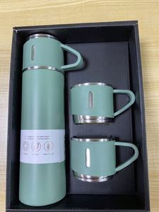 Stainless Steel Water Bottle Vacuum Coffee Thermos with Lid & Handle Double Walled Coffee <b>Cup</b> Hot & Cold for Hours - Product Image 3
