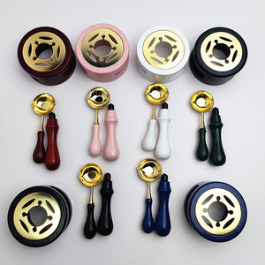 Kit <span class=keywords><strong>de</strong></span> réchauffeur <span class=keywords><strong>de</strong></span> sceau <span class=keywords><strong>de</strong></span> cire <span class=keywords><strong>de</strong></span> cire <span class=keywords><strong>de</strong></span> fusion <span class=keywords><strong>de</strong></span> poêle <span class=keywords><strong>de</strong></span> <span class=keywords><strong>bois</strong></span> coloré - Product Image 2