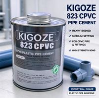 Colle pour tuyaux CPVC KIGOZE 823 - Adhésif à base de solvant pour le transport et la construction
