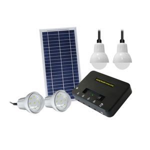 Off Grid 8W Complete Portable <b>Home</b> Solar Energy <b>Power</b> System Lighting Kit Solar Charger <b>Generator</b> Station Wiht 4 Led Light - Product Image 1