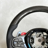 Volant en fibre de carbone CS pour BMW Série 1 2 3 4 5 6 7 8 G20 G26 G30 G01 G02 G80 G82 G87 F90 F95 F96 X3 X5 Accessoires de voiture