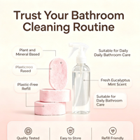 Tablettes nettoyantes professionnelles pour surfaces de salle de bain, tablettes effervescentes à dissolution rapide pour baignoires, carreaux et éviers, nettoyage en profondeur