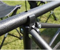 Mesa Rectangular Plegable de Acero al Carbono con Malla Metálica para Exteriores, Multifuncional para Barbacoa, Camping y Picnic