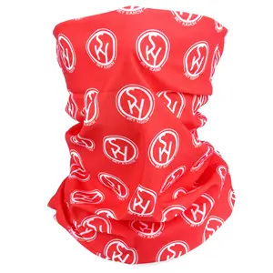 Polyester tập thể dục tùy chỉnh của riêng bạn logo cổ gaiter thăng hoa in ấn cổ ống liền mạch Bandana