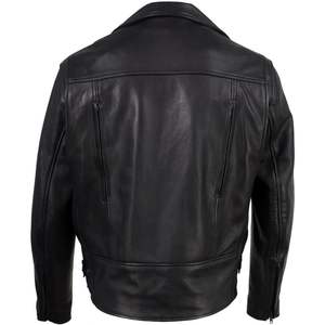 2025 cuir USA MADE veste de moto en cuir ventilé de qualité supérieure pour hommes noir MLJKM5008 - Product Image 2