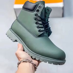 Chaussures de créateur originales de luxe pour hommes et femmes, bottes hautes de 6 pouces, chaudes pour l'hiver, imperméables, de randonnée, pour la neige - Product Image 4