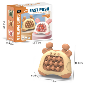 Samtoy vendita calda elettronica Fidget <span class=keywords><strong>POP</strong></span> Puzzle di memoria gioco Bubble Relief giocattoli Console macchina a spinta rapida gioco per bambini - Product Image 6