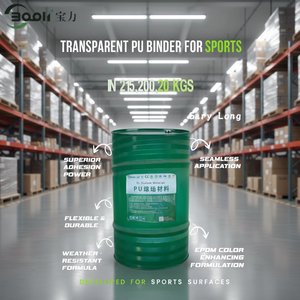 Adhesivo de PU Profesional Transparente, Libre de Solventes, de un Solo Componente, para Gránulos de Caucho, Pisos Deportivos, Curado en Húmedo, Alta Actividad - Product Image 1