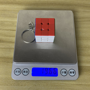 <span class=keywords><strong>Cubo</strong></span> Mágico Mini <span class=keywords><strong>3x3</strong></span> de 3cm, Color Sólido, Sin Adhesivos, Económico, para Regalo de Fiesta Educativa para Niños, con Llavero - Product Image 5