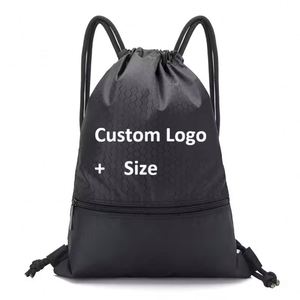 Custom Dust Proof Shoes Bag Polyester <b>Drawstring</b> Bag Cover Bag for Shoes - Product Image 1
