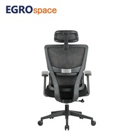 Chaise de bureau ergonomique réglable à dossier haut pour invités, solution de mobilier de bureau EGROspace