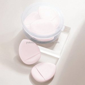 Mini 30*40mm Water Droplet Shape Dry Powder Cosmetic Sponge Pressed Loose <strong>Pancake</strong> Puff with Beautiful Box for Hair <strong>Makeup</strong> Beauty - Product Image 2