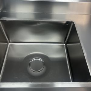 VICTORY Commercial Kitchen Évier en acier inoxydable Lavabo en inox pour laboratoire, hôtel, restaurant ou supermarché Fournitures - Product Image 5